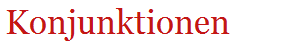 Konjunktionen