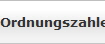 Ordnungszahlen