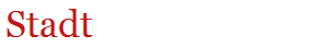 Stadt