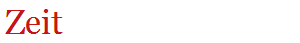 Zeit
